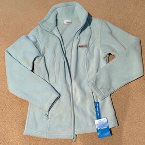 NWT size XS women’s Columbia Sky Blue Fleece Jacket